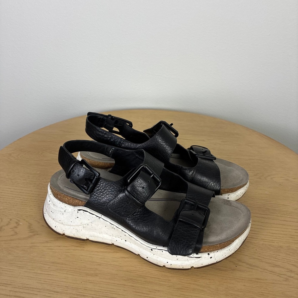 Bionica Double‎ Strap Platform Wedge Sandals Women's 6.5 Comfort Support Summer